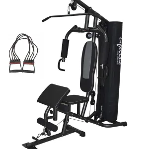 Lifeline Home Gym Set Deluxe 005 For Workout At Home Bundles With Chest Expander || Available on EMI