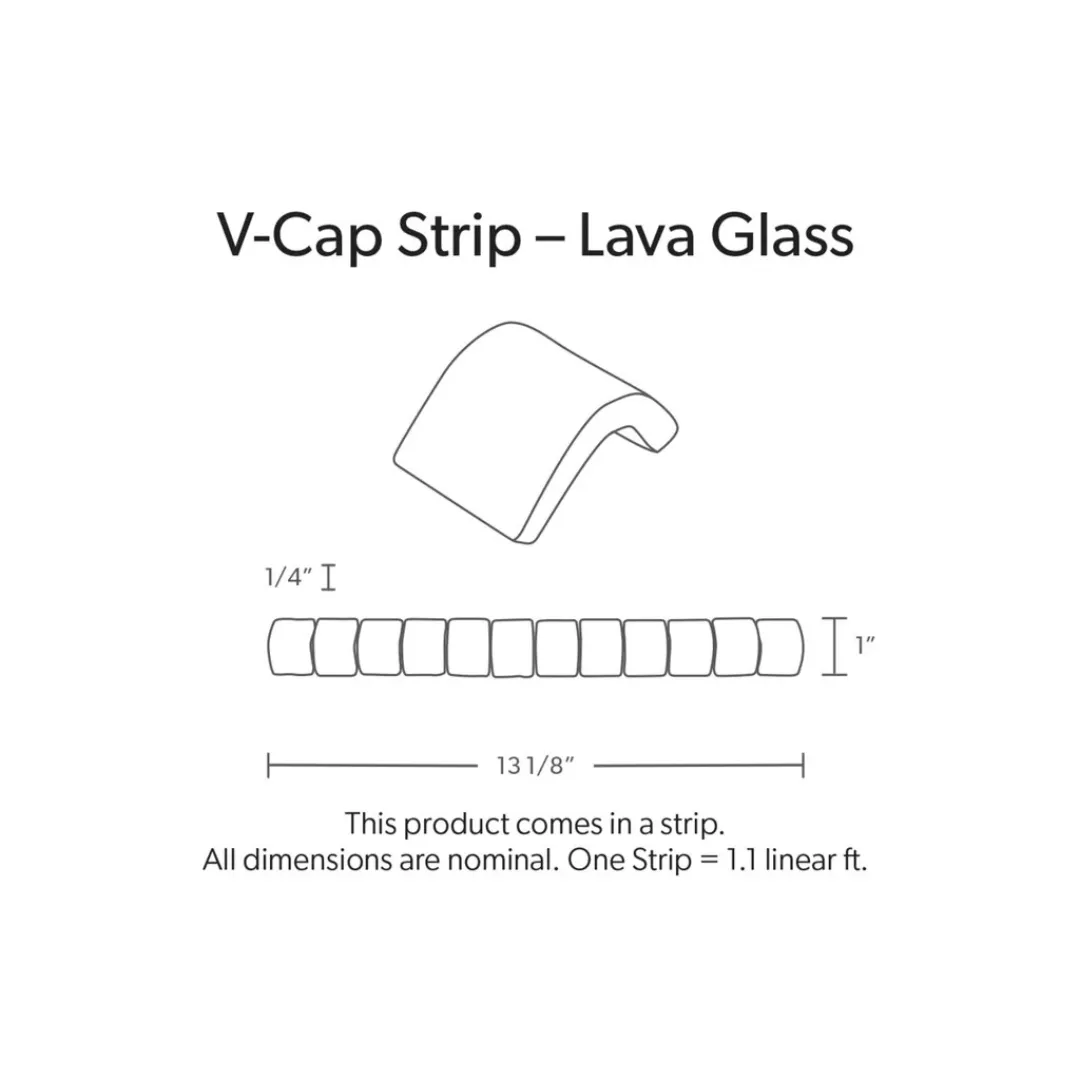 LIQUID ROCK, LAVA V-CAP STRIP