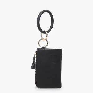 Liv Black Bangle Wristlet Wallet