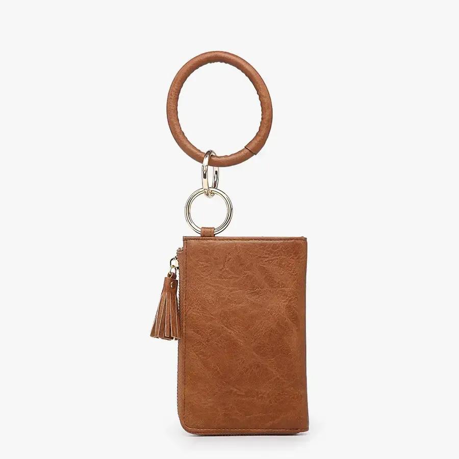 Liv Brown Bangle Wristlet Wallet