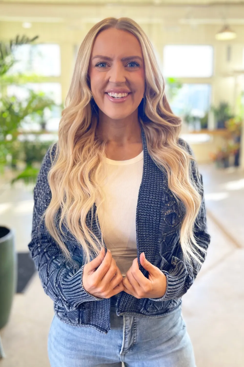 Long Sleeve Relaxed Fit Cardigan
