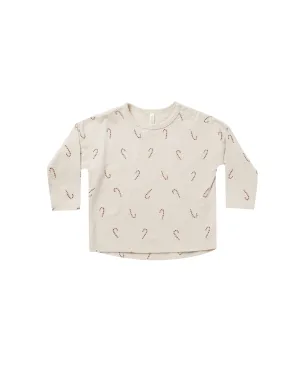 long sleeve shirt || candy cane