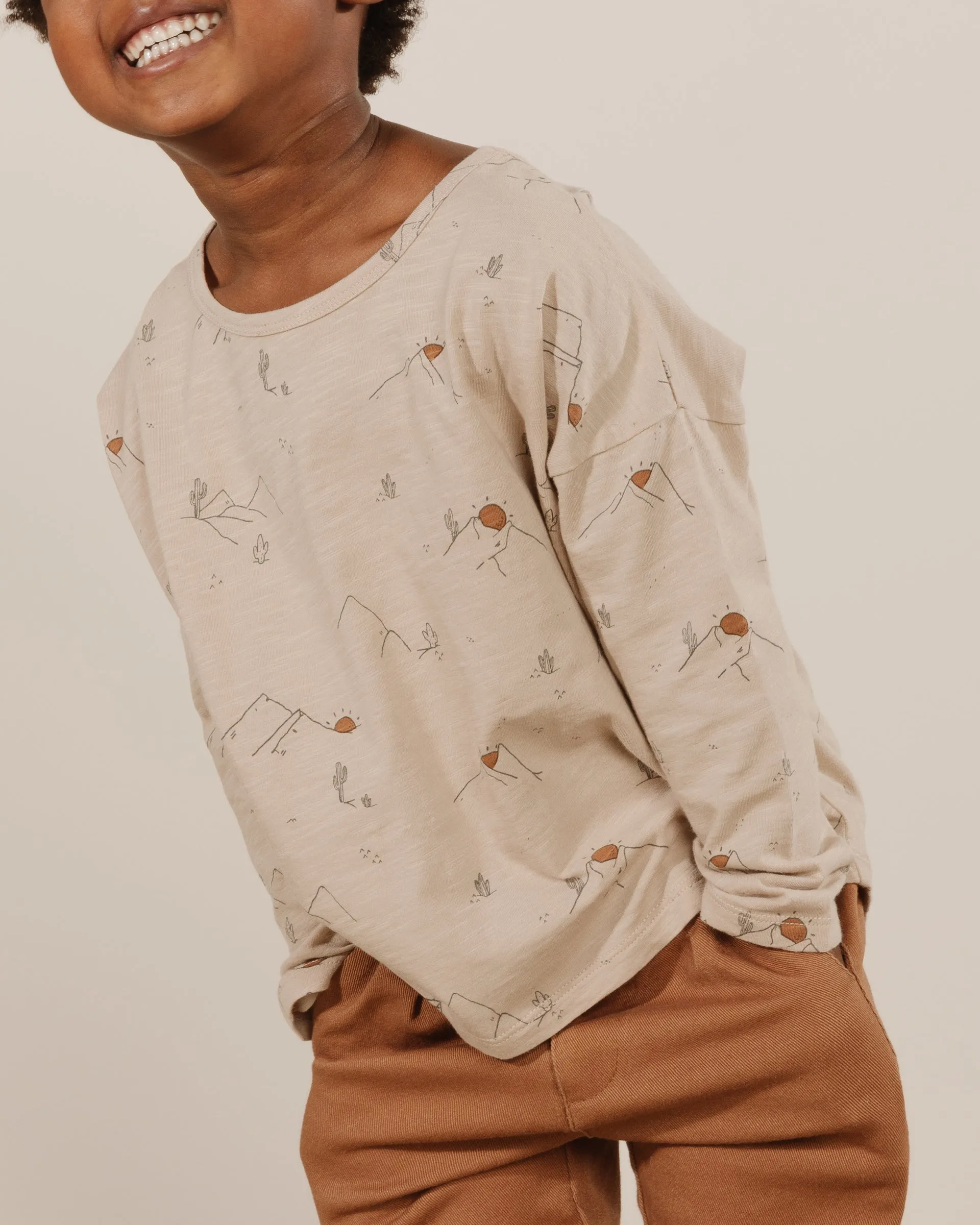 LONG SLEEVE TEE - SUNRISE MOUNTAINS