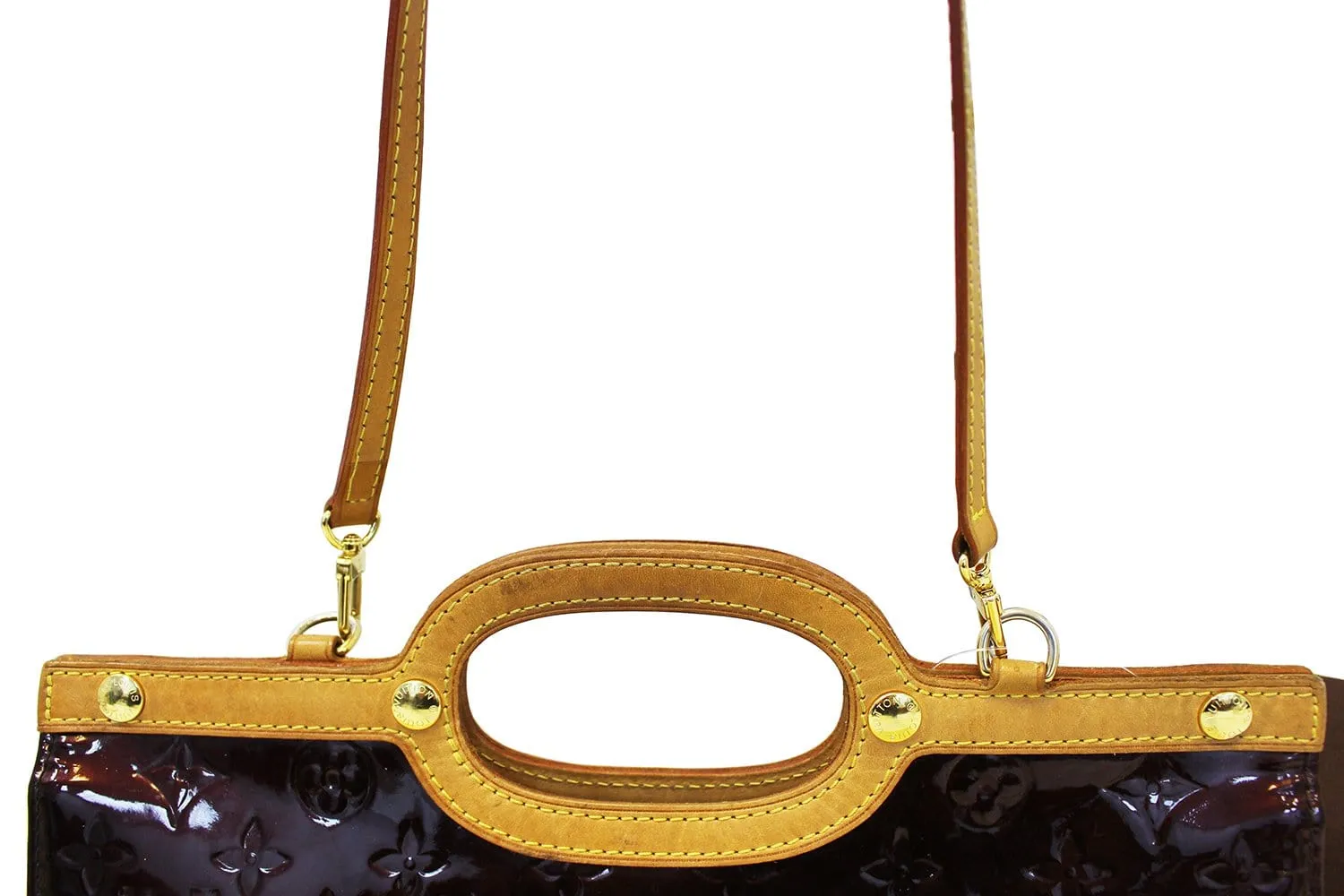 LOUIS VUITTON Amarante Vernis Roxbury Drive Bag