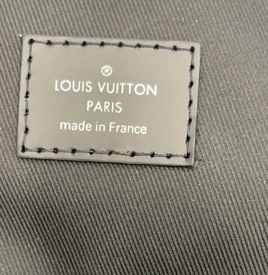 LOUIS VUITTON Avenue Sling Damier Graphite Backpack Bag Black
