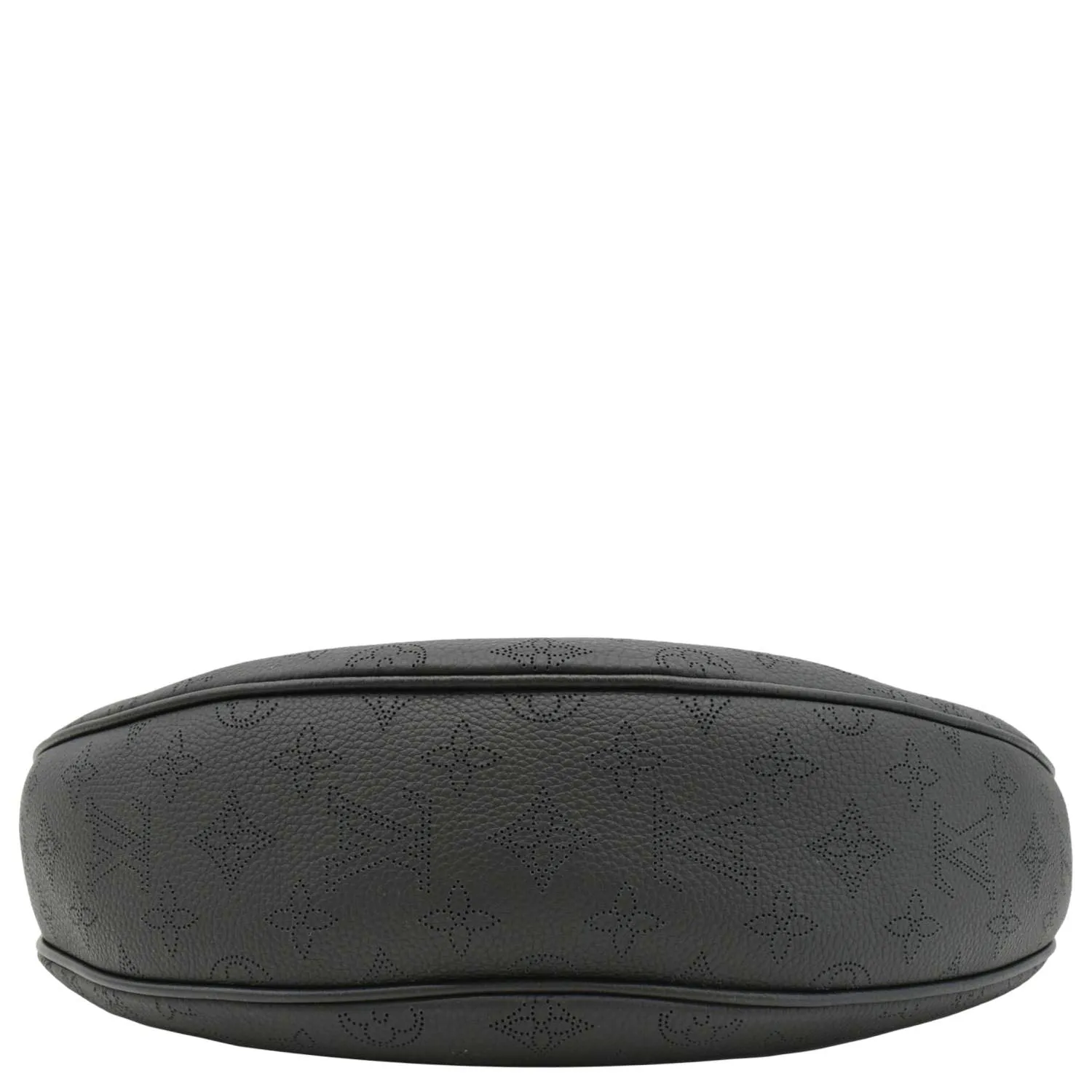 LOUIS VUITTON Baia MM Perforated Mahina Leather Shoulder Bag Black