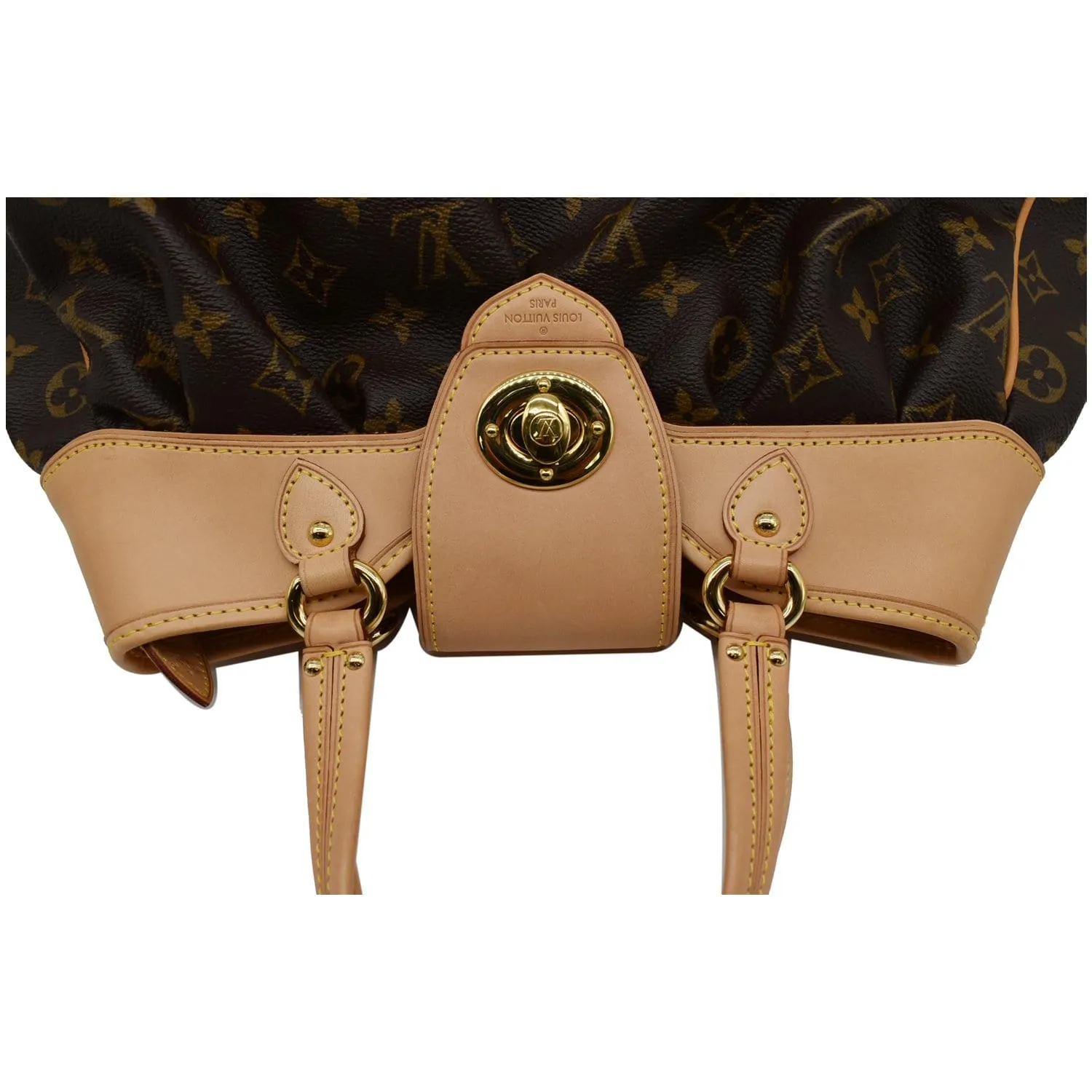 LOUIS VUITTON Boetie PM Monogram Canvas Shoulder Bag Brown