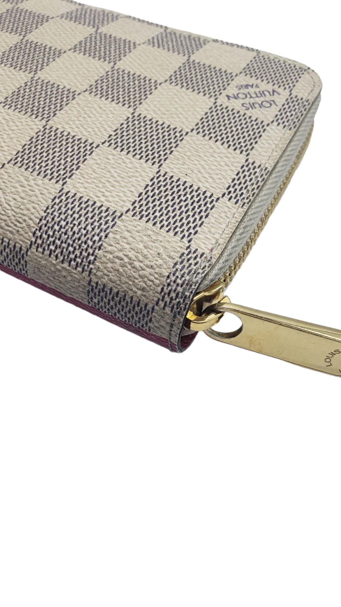 Louis Vuitton Damier Azur Christmas Animation Giraffe Zippy Wallet