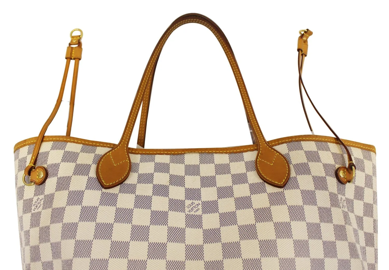 LOUIS VUITTON Damier Azur Neverfull MM Tote Bag