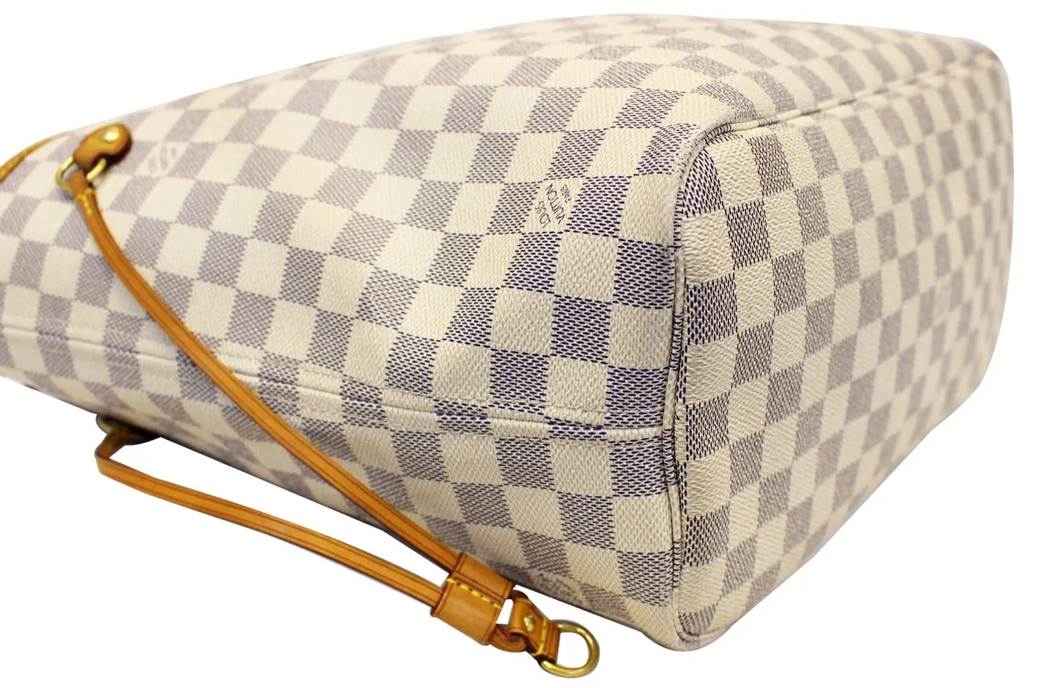 LOUIS VUITTON Damier Azur Neverfull MM Tote Bag