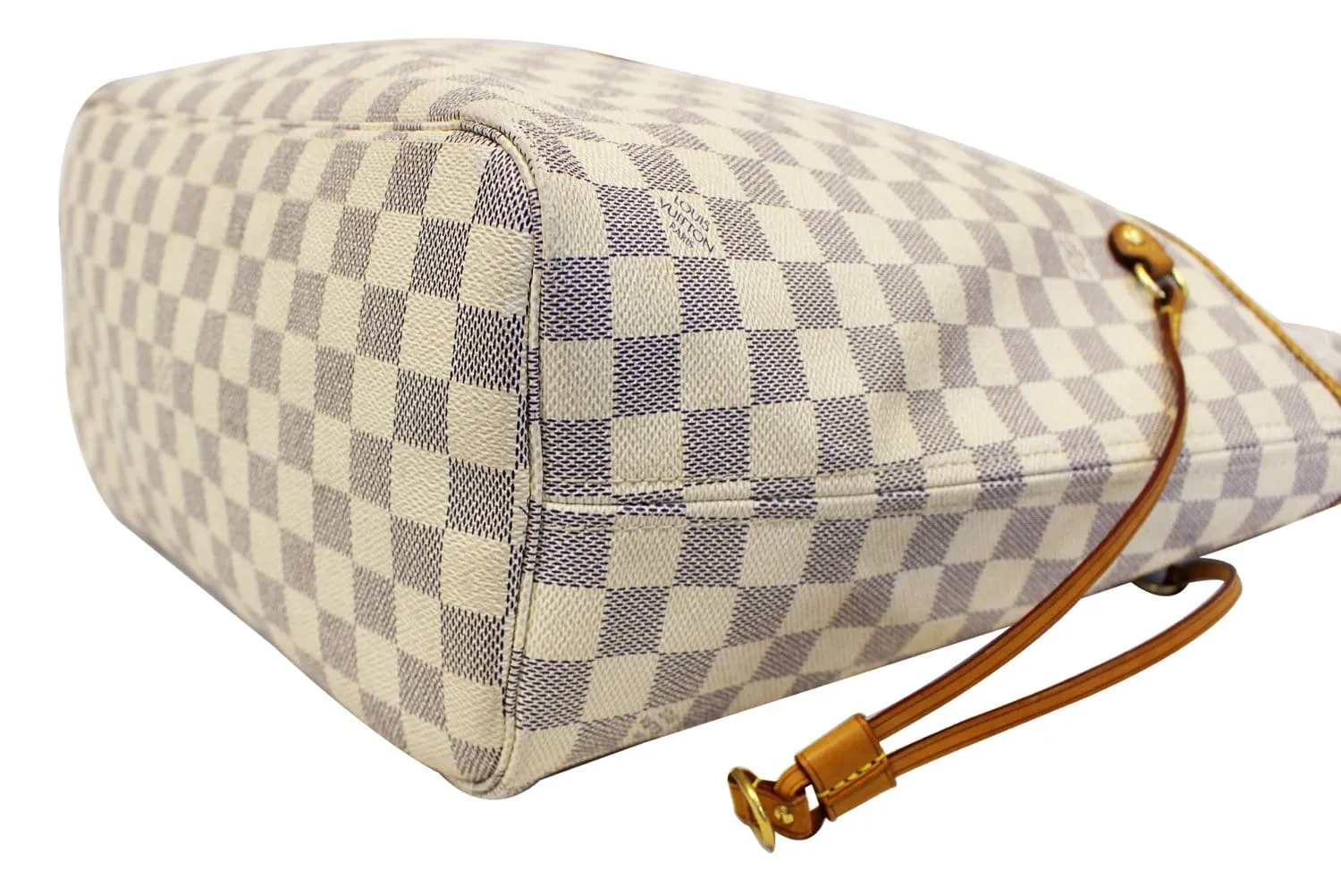 LOUIS VUITTON Damier Azur Neverfull MM Tote Bag