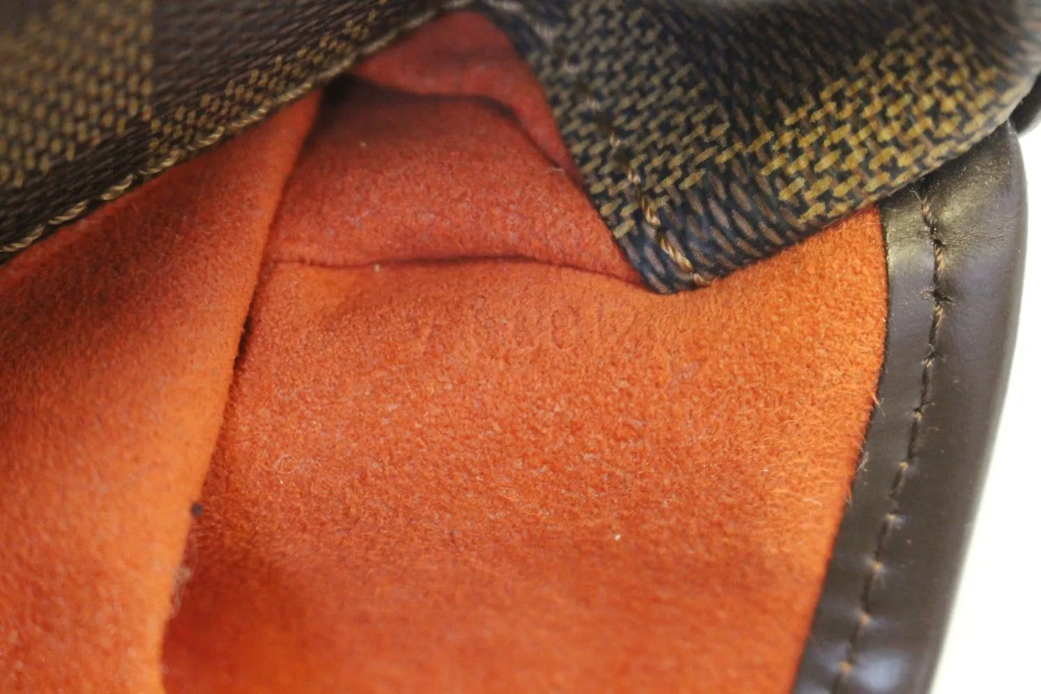 LOUIS VUITTON Damier Ebene Pochette Ipanema Shoulder Crossbody Bag