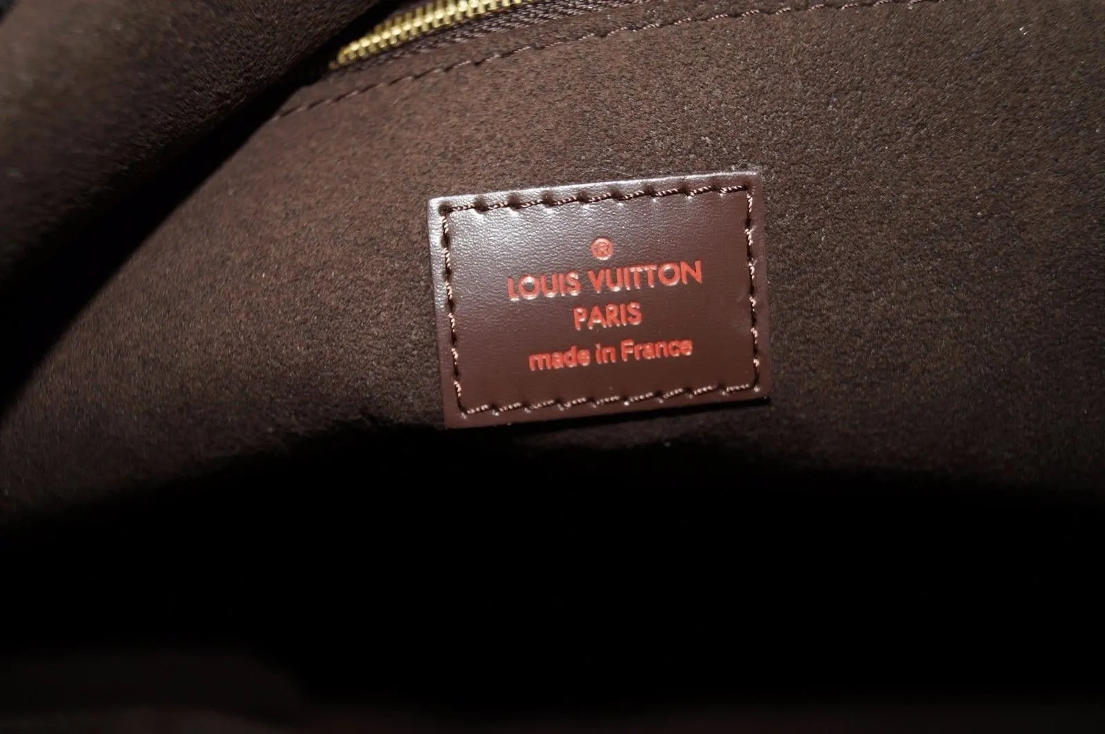 Louis Vuitton Damier Ebene Portobello GM Shoulder Hand Bag