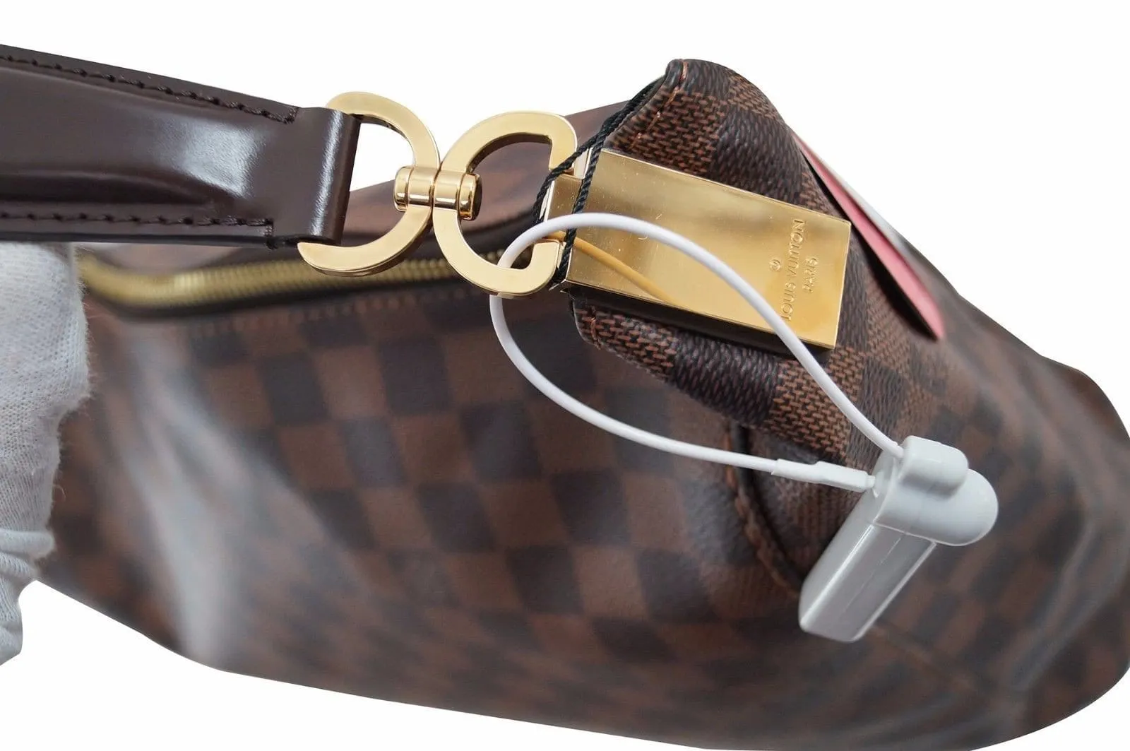 Louis Vuitton Damier Ebene Portobello GM Shoulder Hand Bag