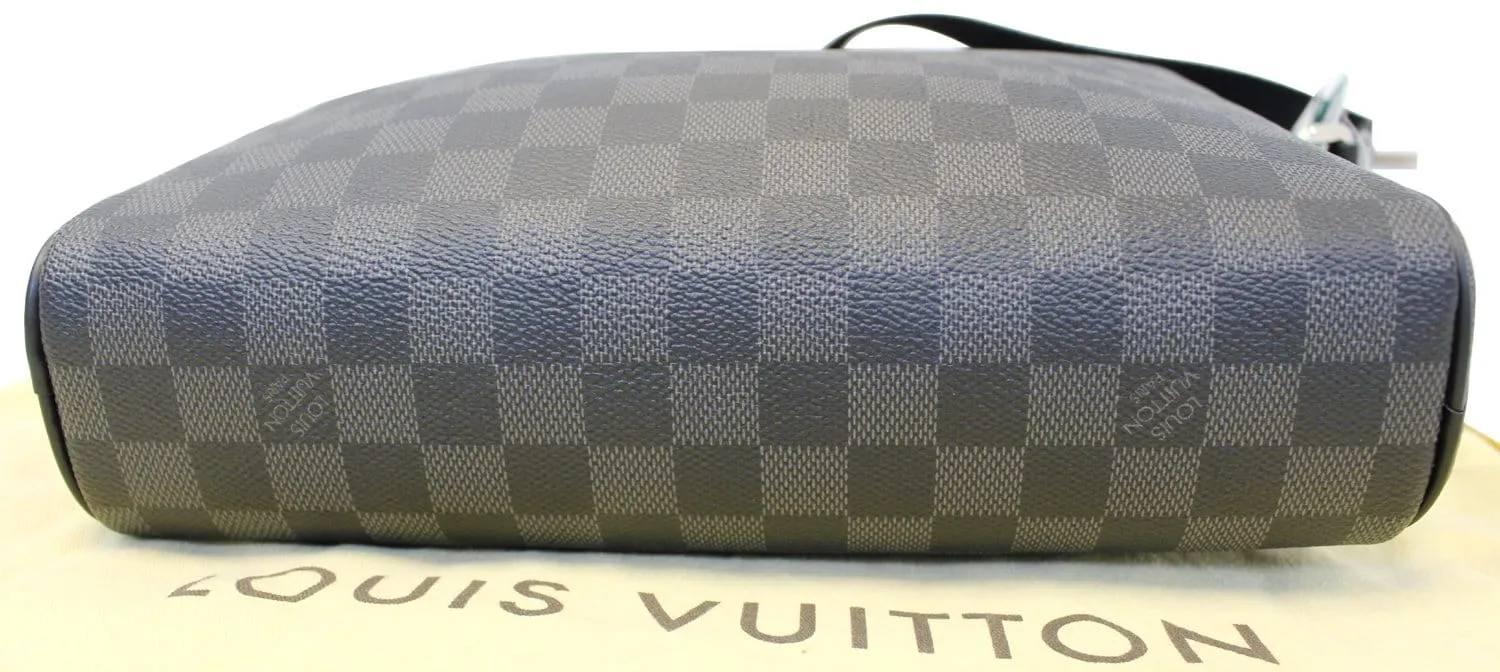 LOUIS VUITTON Damier Graphite Dayton Reporter PM Shoulder Bag