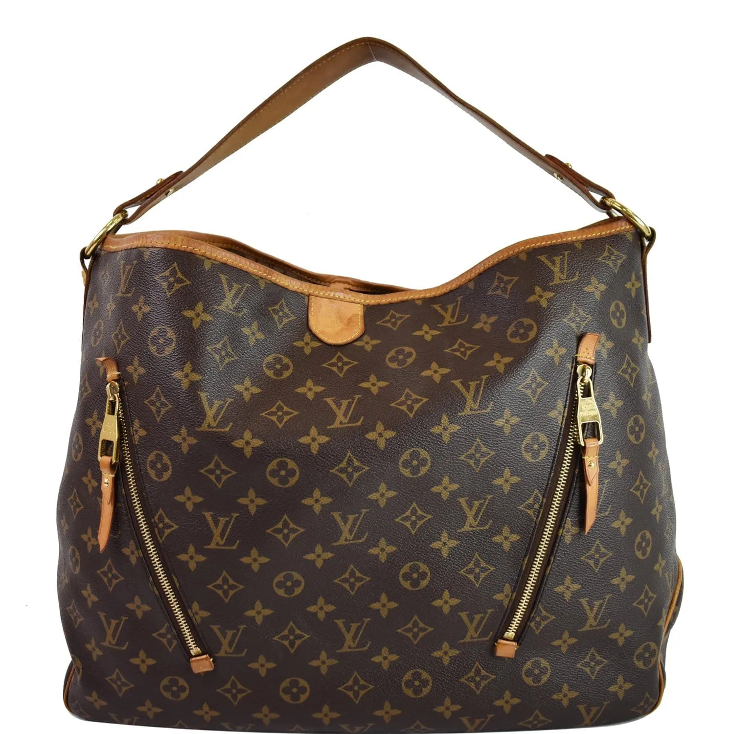 LOUIS VUITTON Delightful GM Monogram Canvas Shoulder Bag Brown