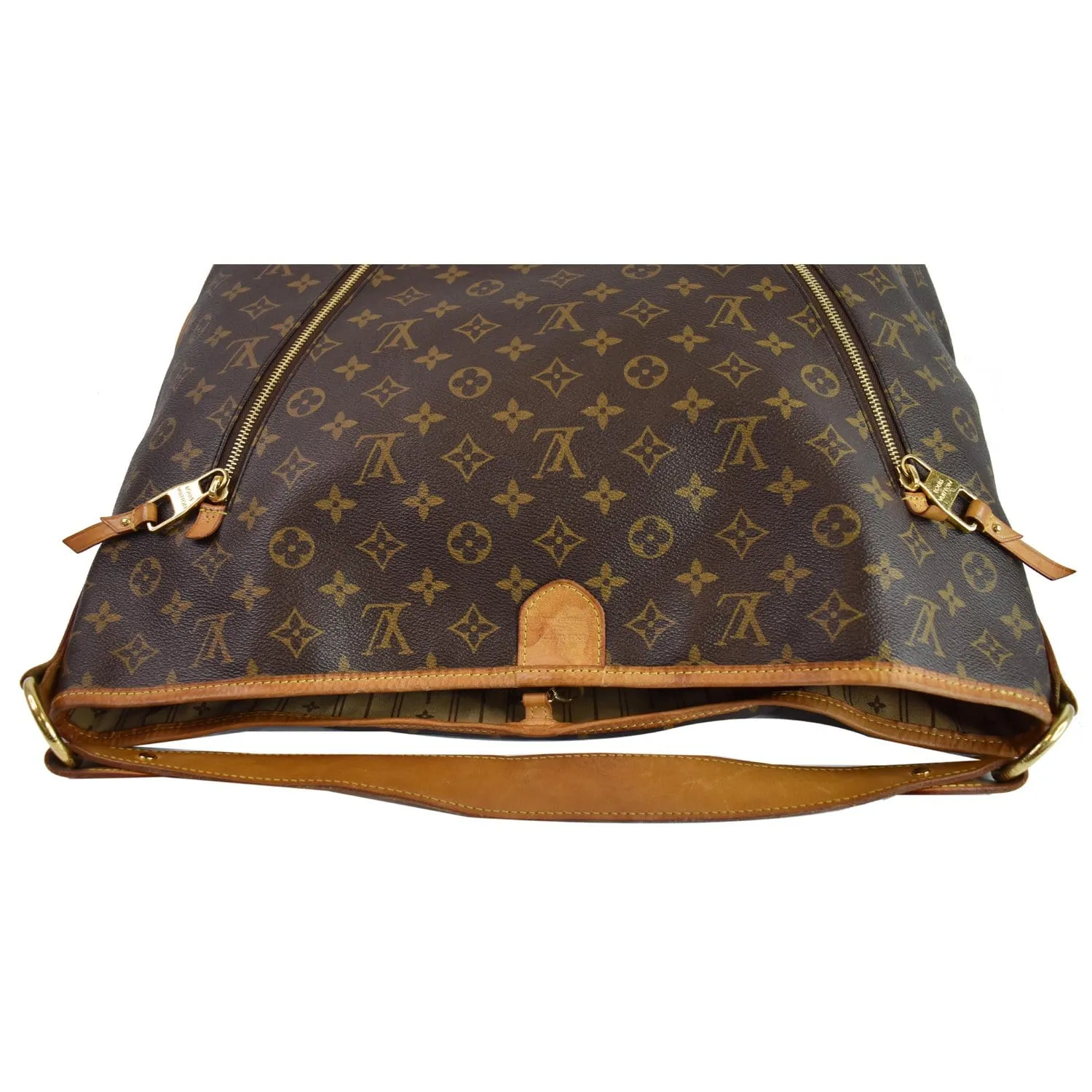LOUIS VUITTON Delightful GM Monogram Canvas Shoulder Bag Brown