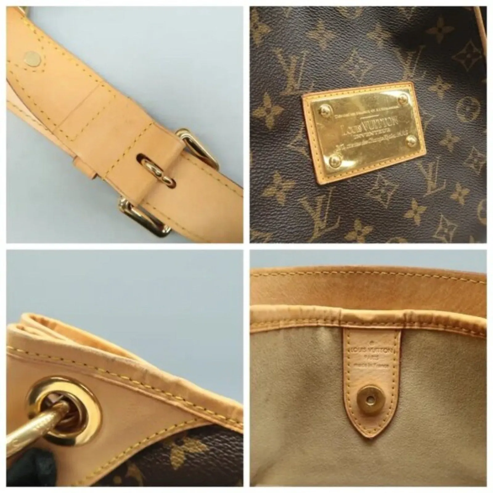 Louis Vuitton Galliera GM Brown Monogram Canvas Shoulder Bag