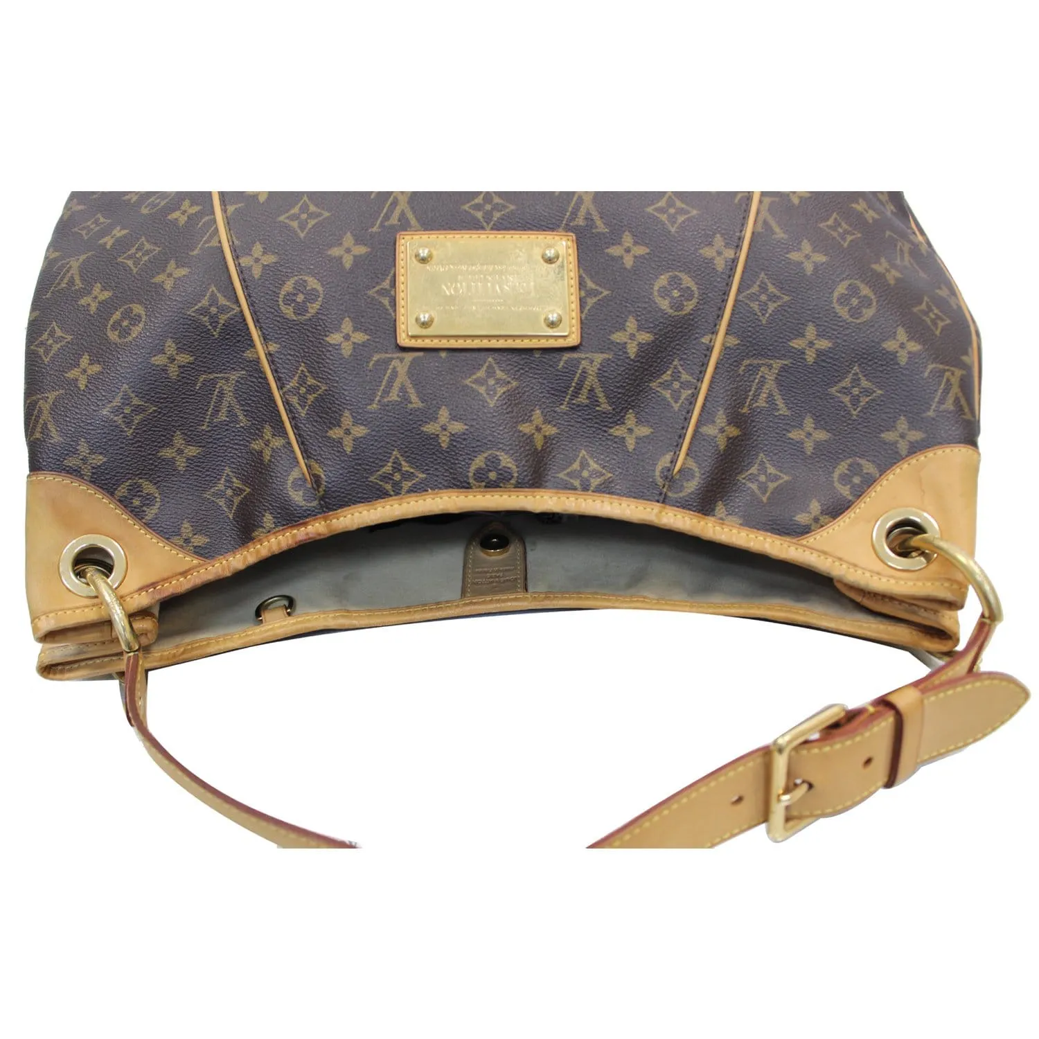 LOUIS VUITTON Galliera GM Monogram Canvas Shoulder Bag Brown