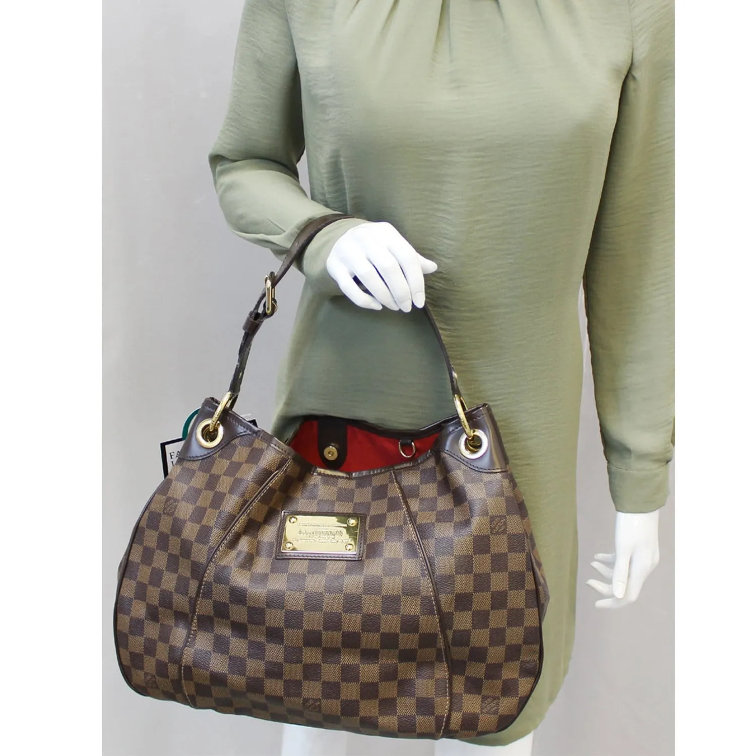 LOUIS VUITTON Galliera PM Damier Ebene Shoulder Bag