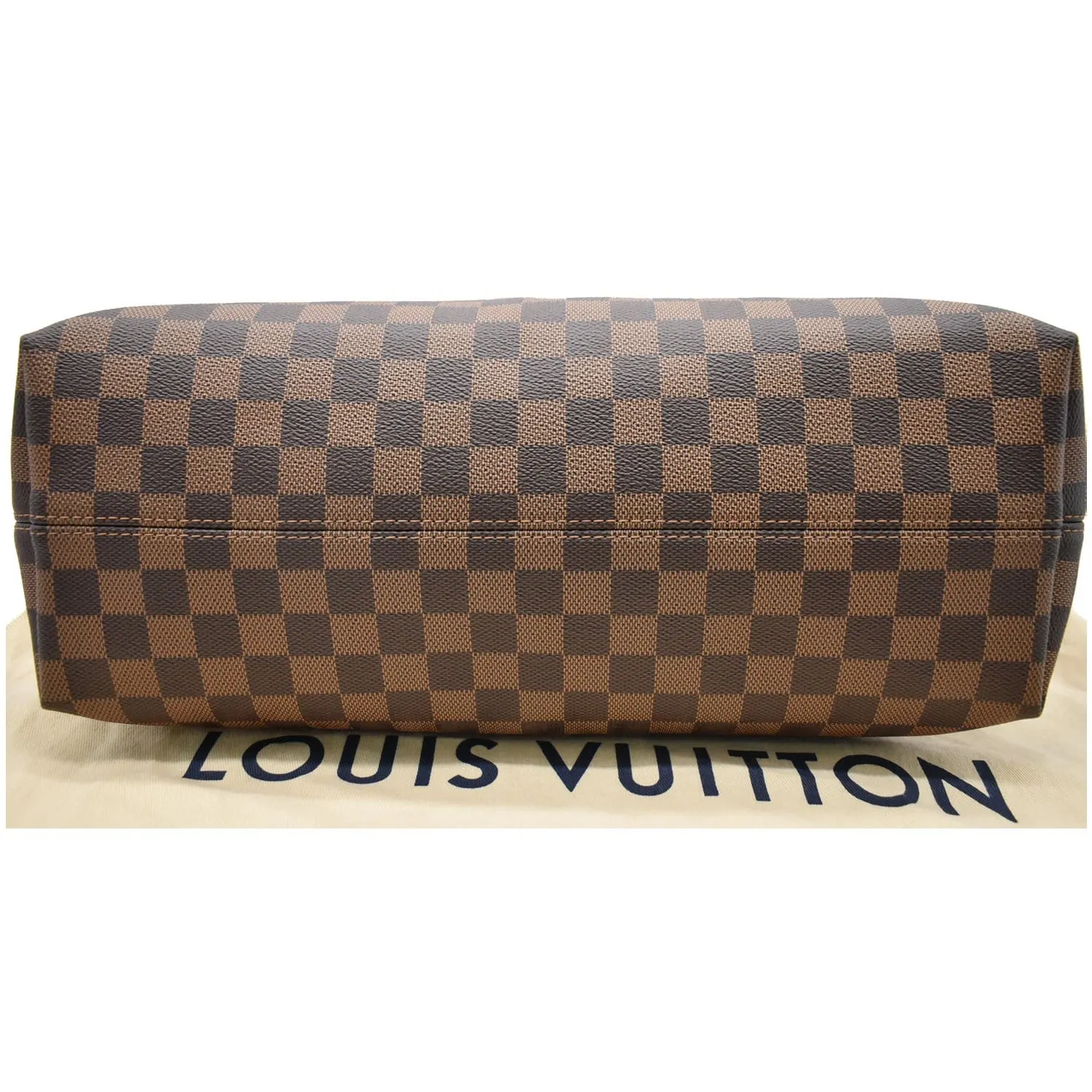 LOUIS VUITTON Graceful MM Damier Ebene Shoulder Bag Brown