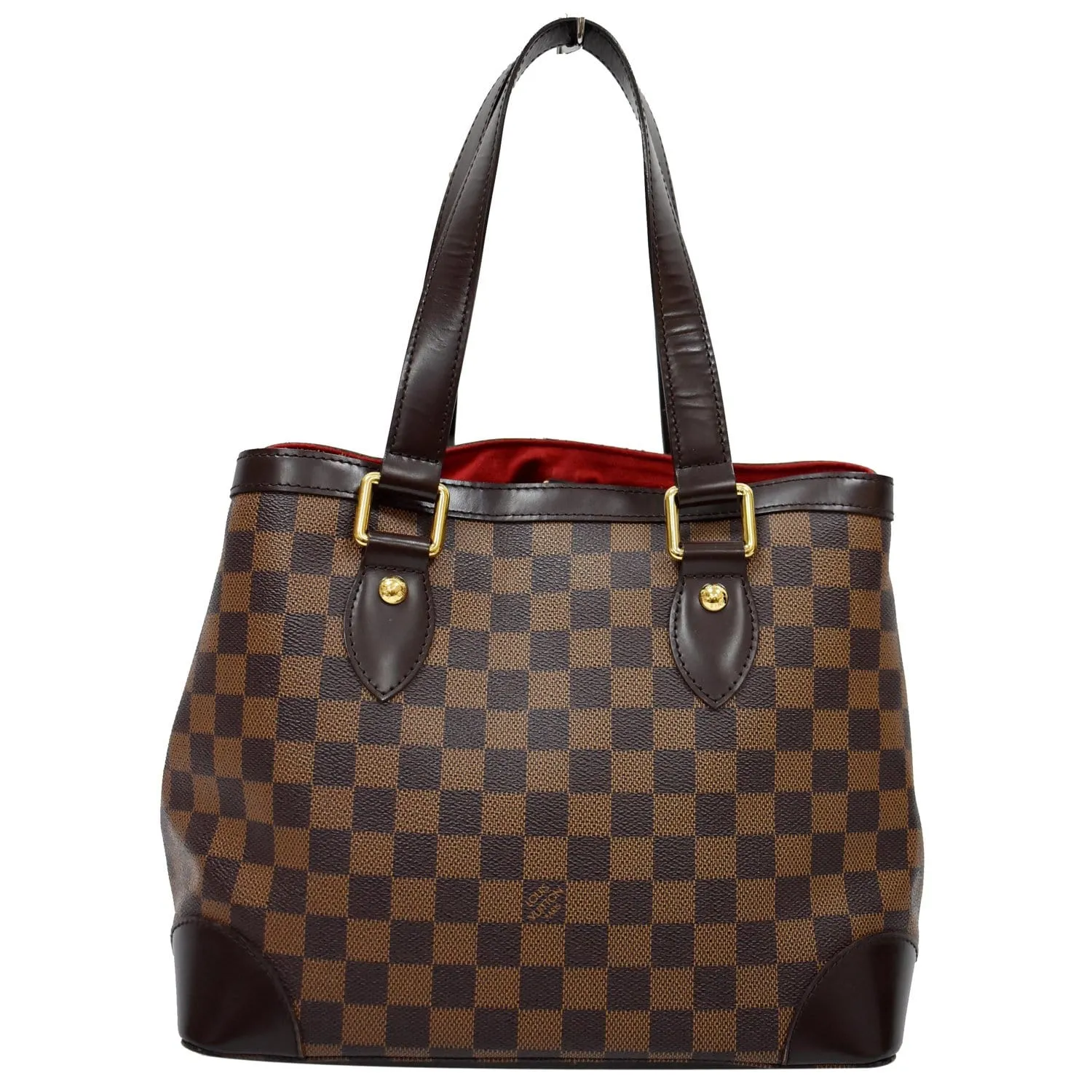 LOUIS VUITTON Hampstead PM Damier Ebene Shoulder Bag Brown