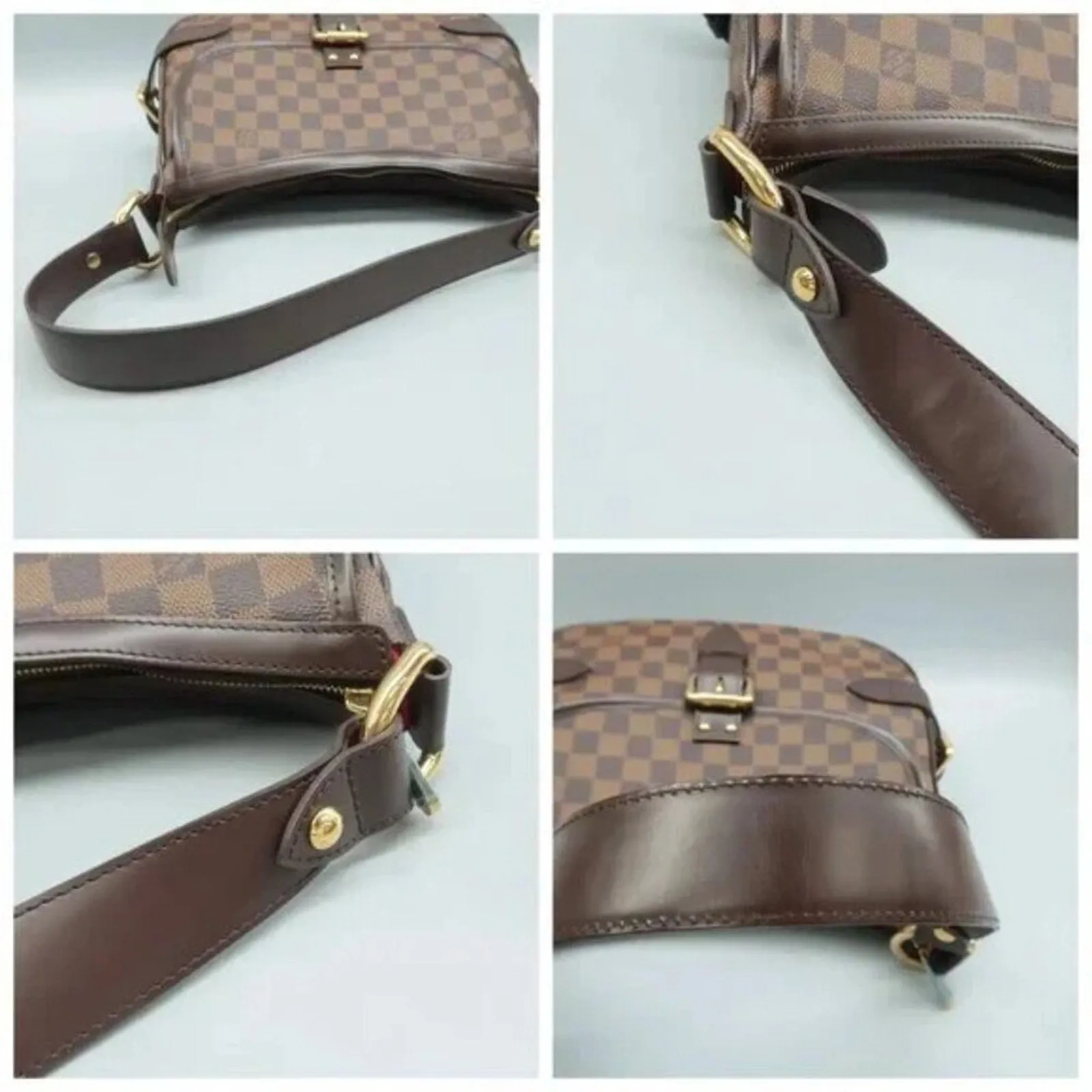 Louis Vuitton Highbury Brown Damier Ebene Canvas Shoulder Bag