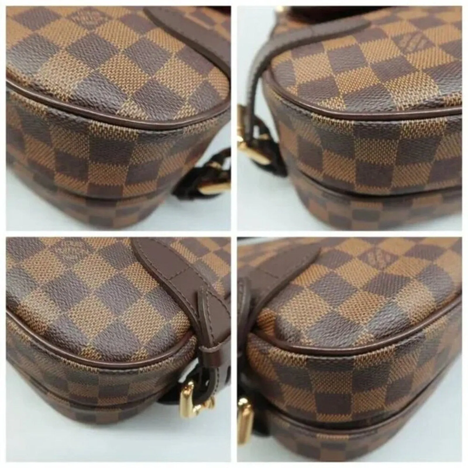 Louis Vuitton Highbury Brown Damier Ebene Canvas Shoulder Bag