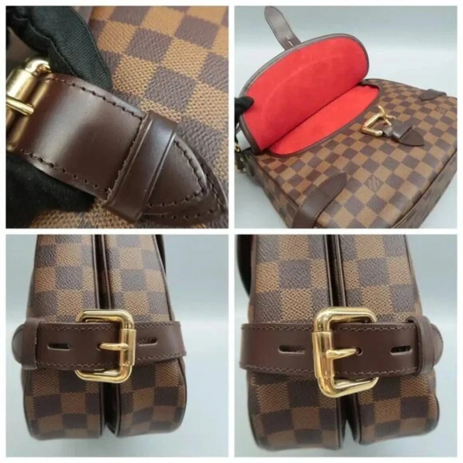 Louis Vuitton Highbury Brown Damier Ebene Canvas Shoulder Bag