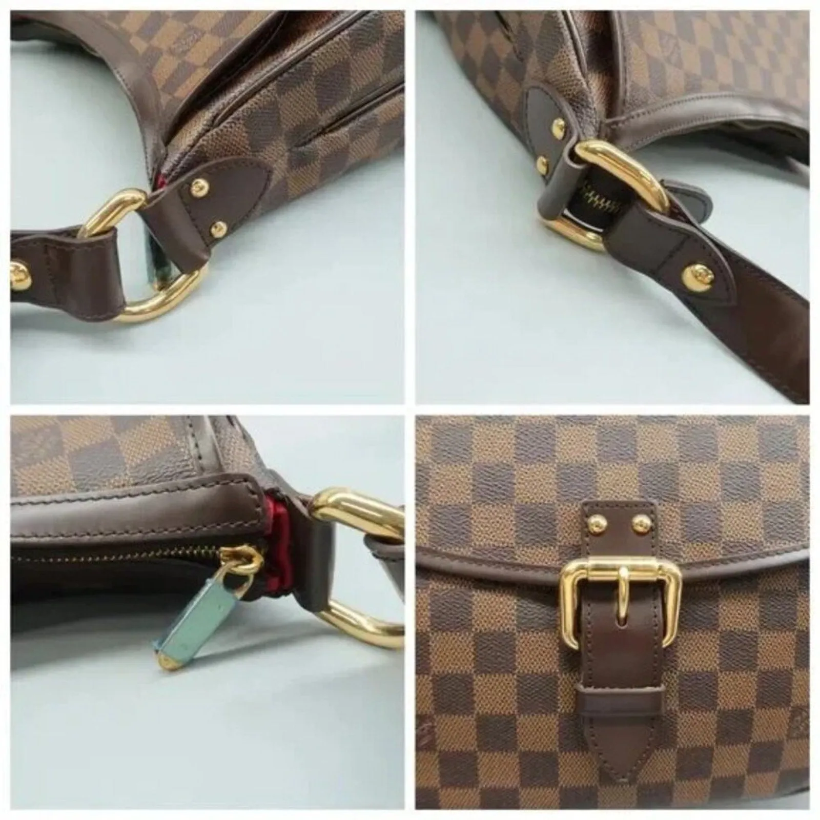 Louis Vuitton Highbury Brown Damier Ebene Canvas Shoulder Bag