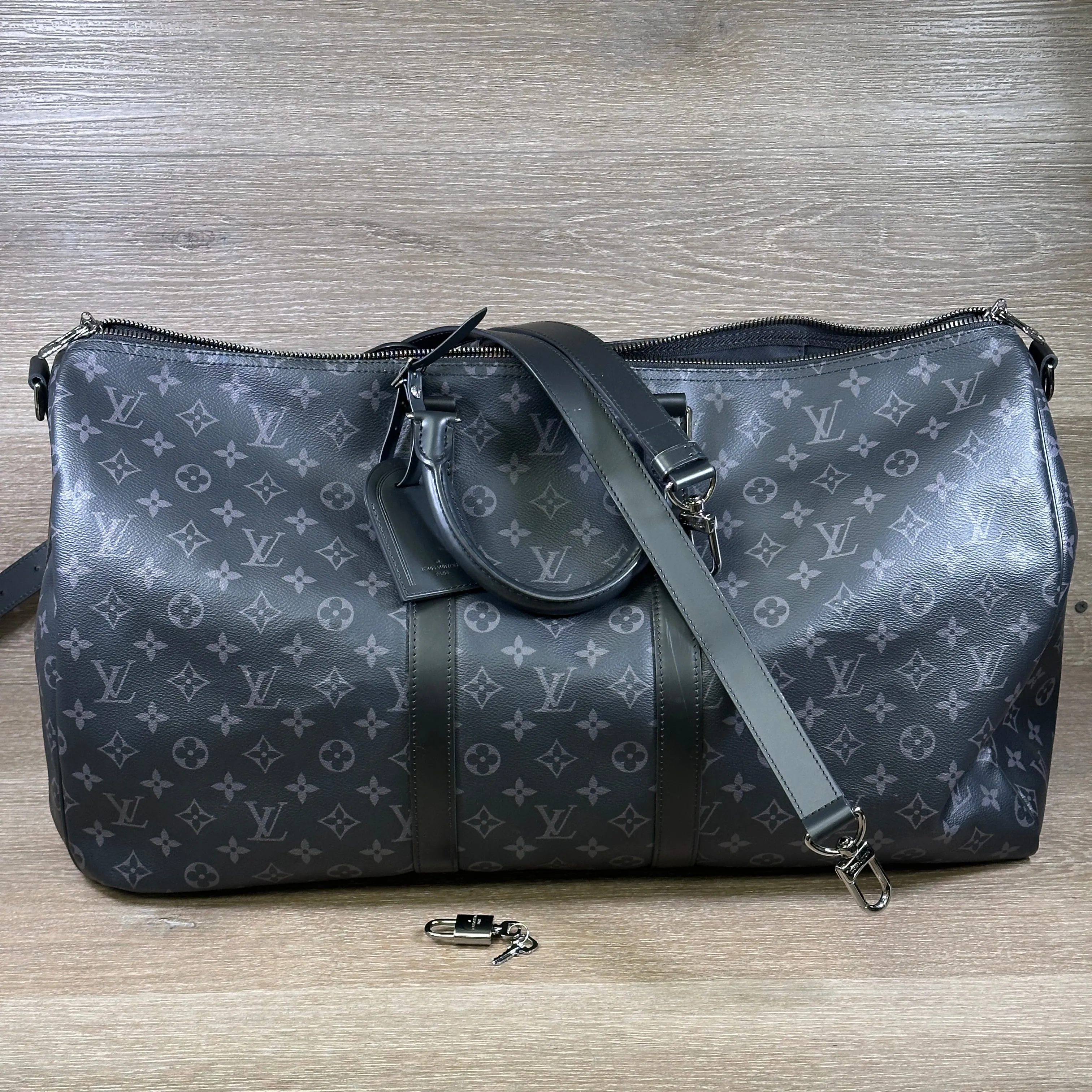 Louis Vuitton Keepall Bandoulière 55 - Monogram Eclipse