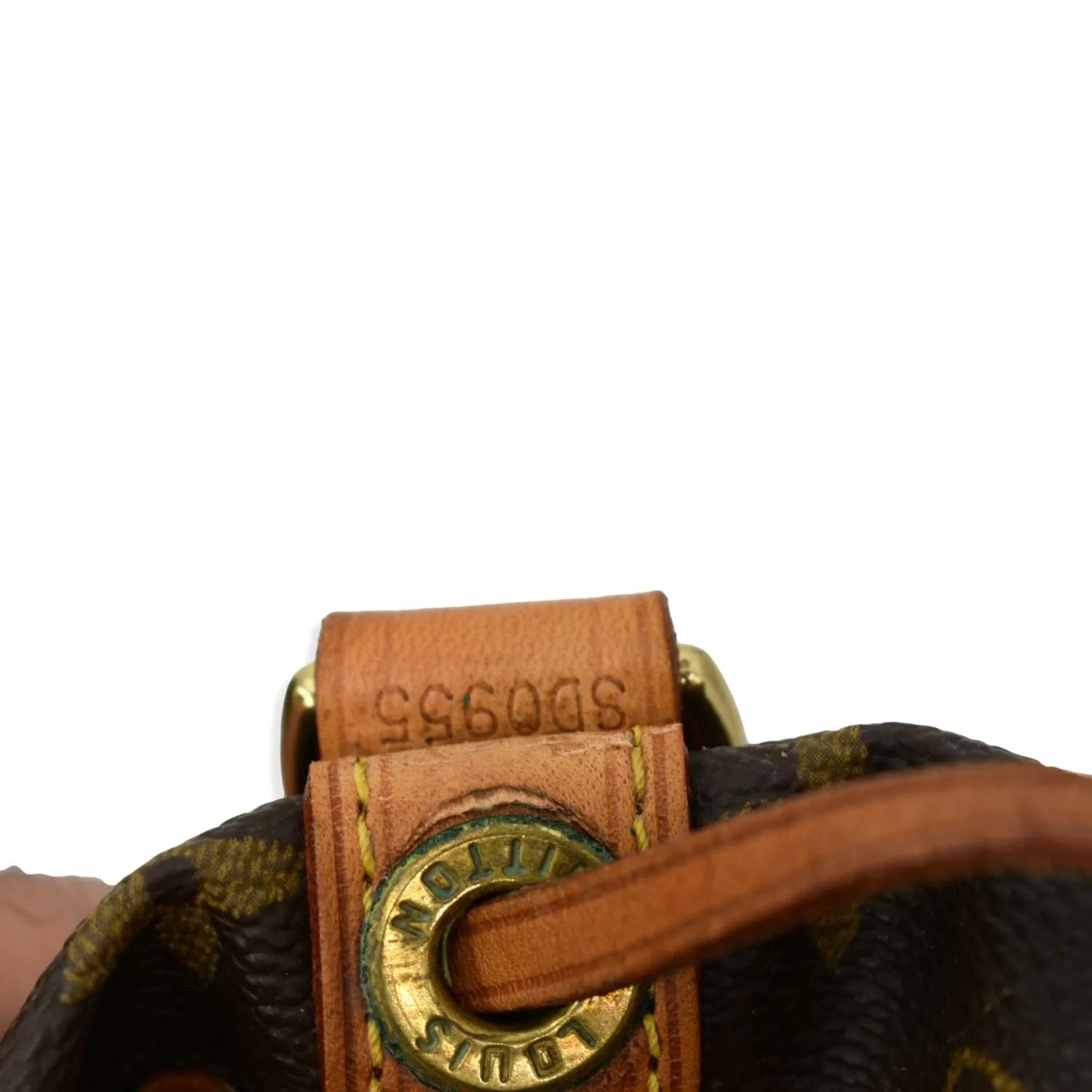 LOUIS VUITTON  Large Noe Monogram Canvas Shoulder Bag Brown