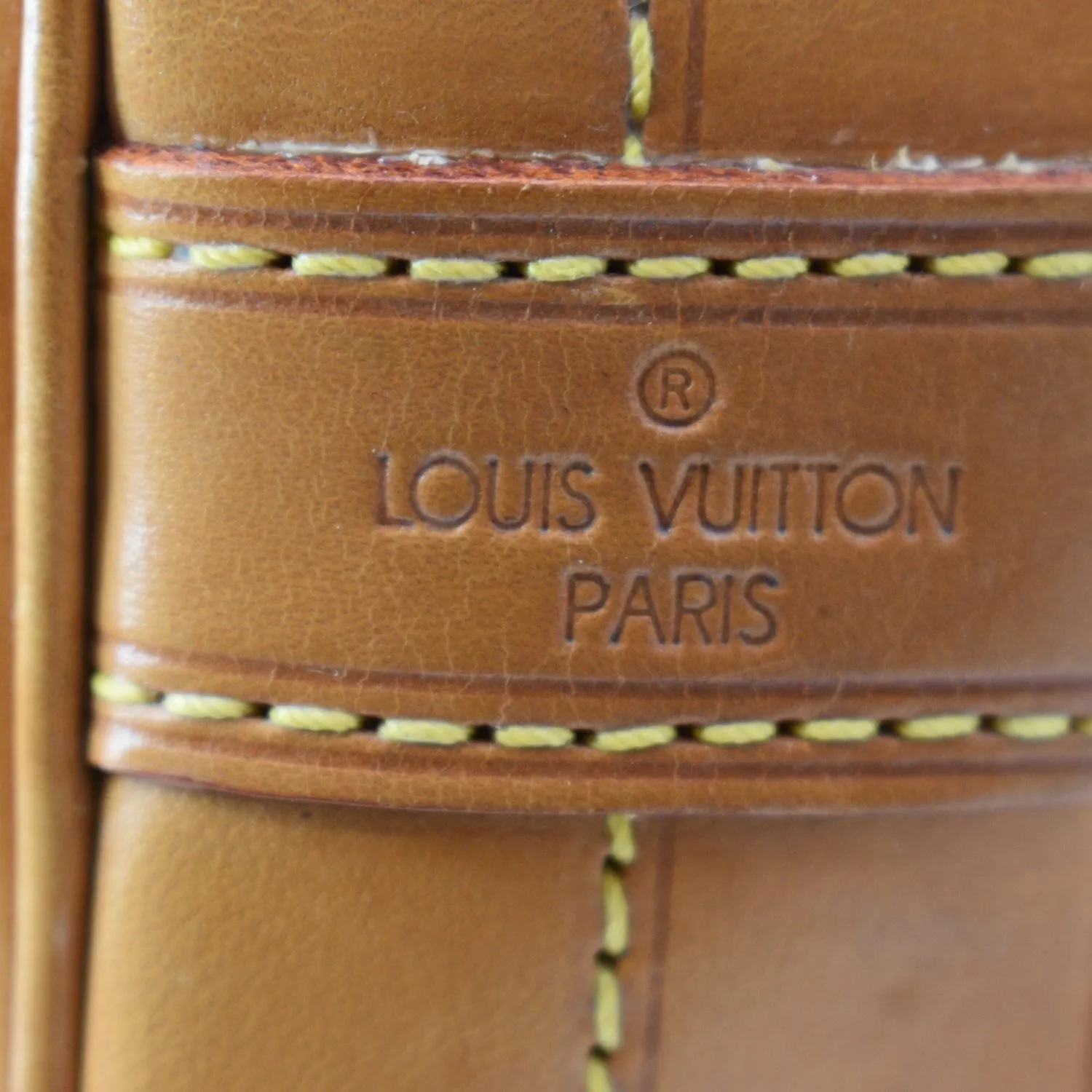 LOUIS VUITTON  Large Noe Monogram Canvas Shoulder Bag Brown