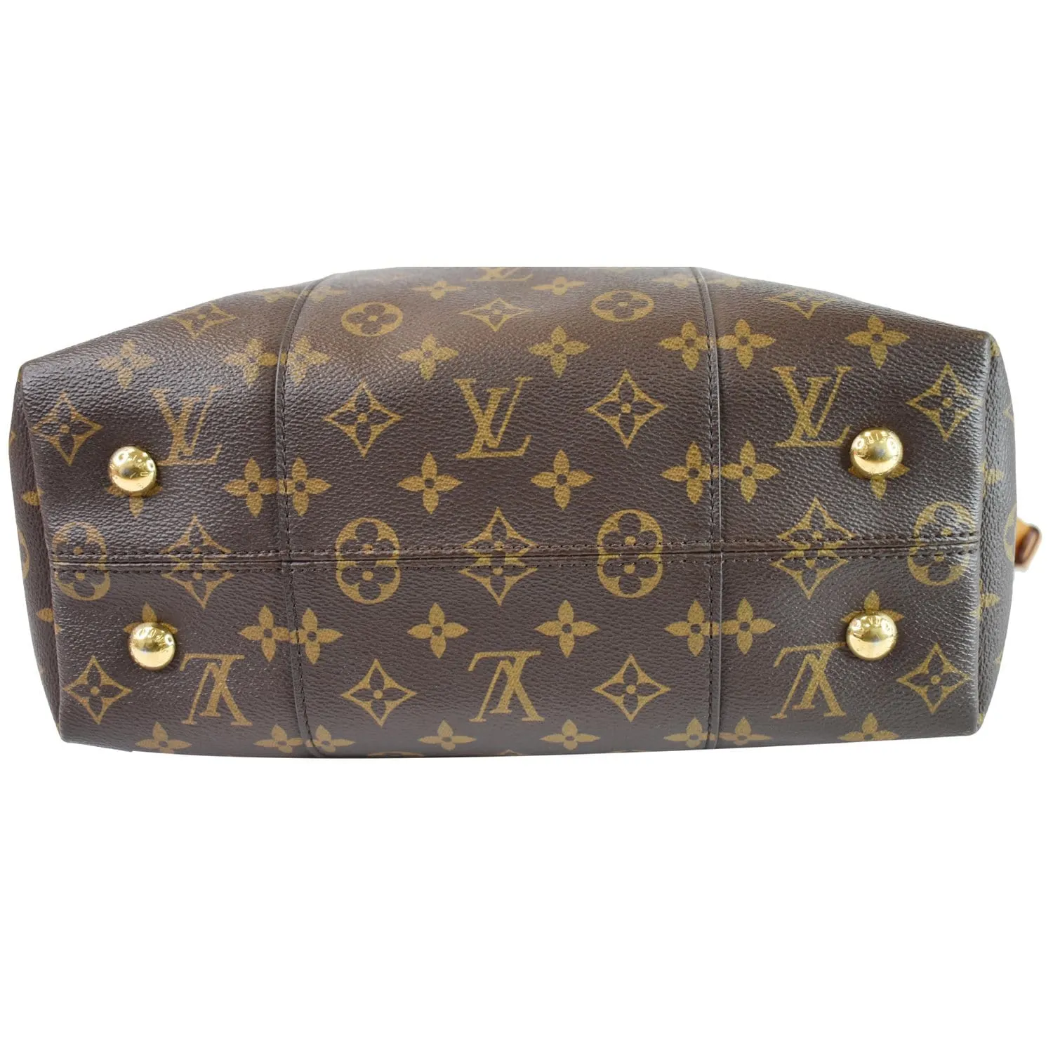 LOUIS VUITTON Melie Monogram Canvas Hobo Shoulder Bag Brown