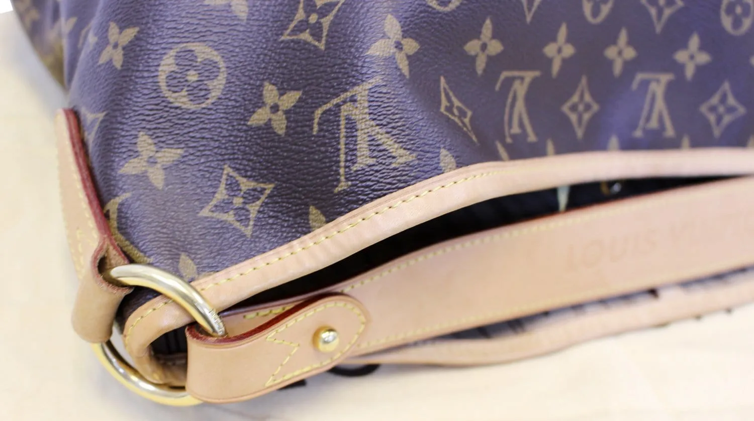 LOUIS VUITTON Monogram Canvas Delightful GM Shoulder Bag