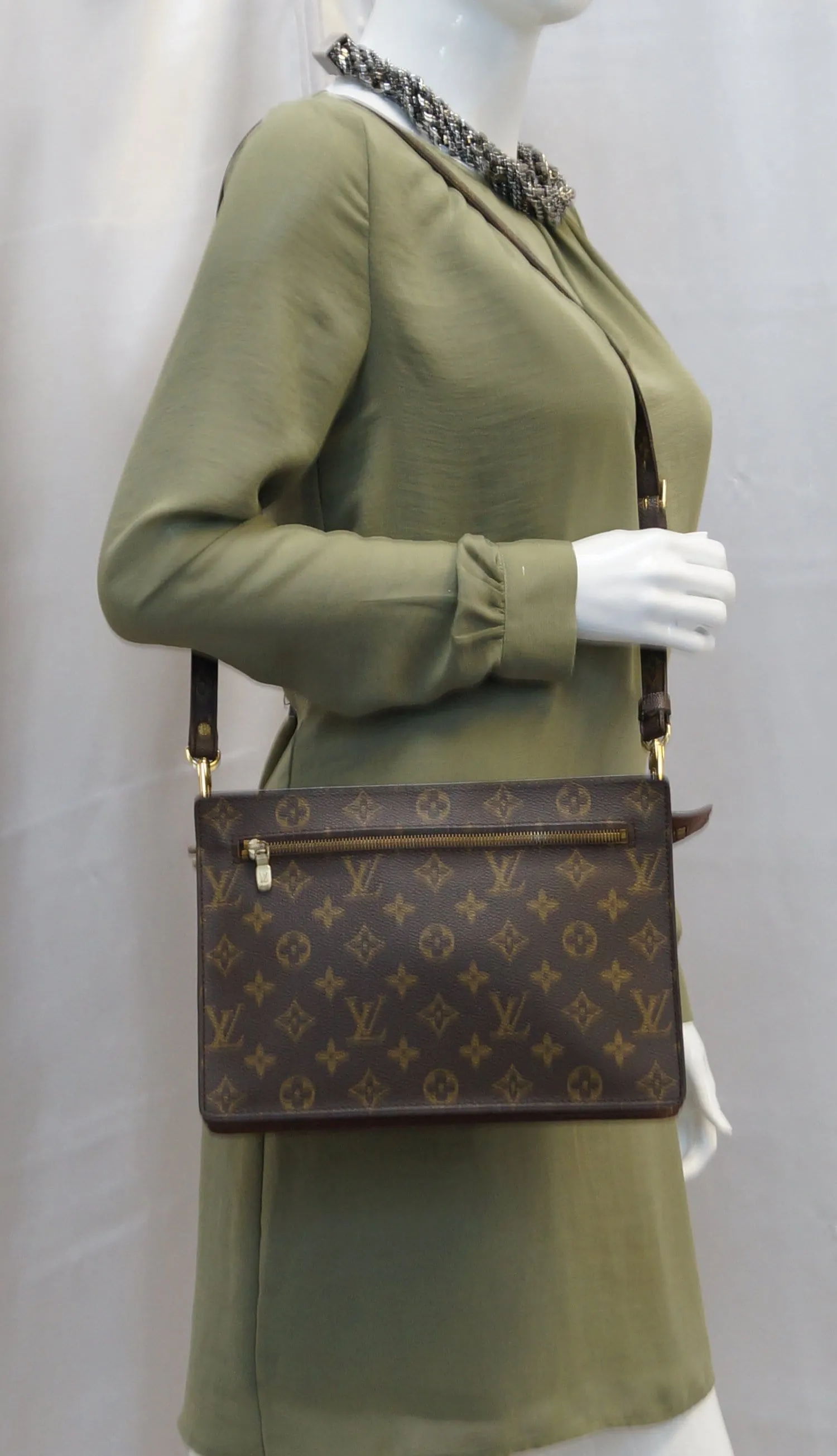 LOUIS VUITTON Monogram Canvas Enghien Shoulder Bag