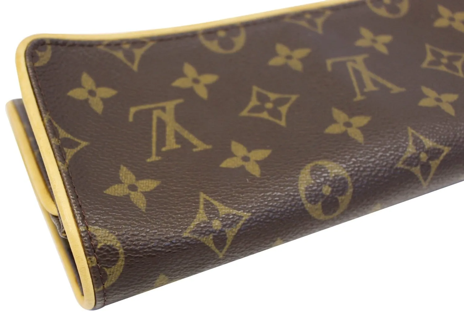 LOUIS VUITTON Monogram Canvas Pochette Twin GM Shoulder Bag