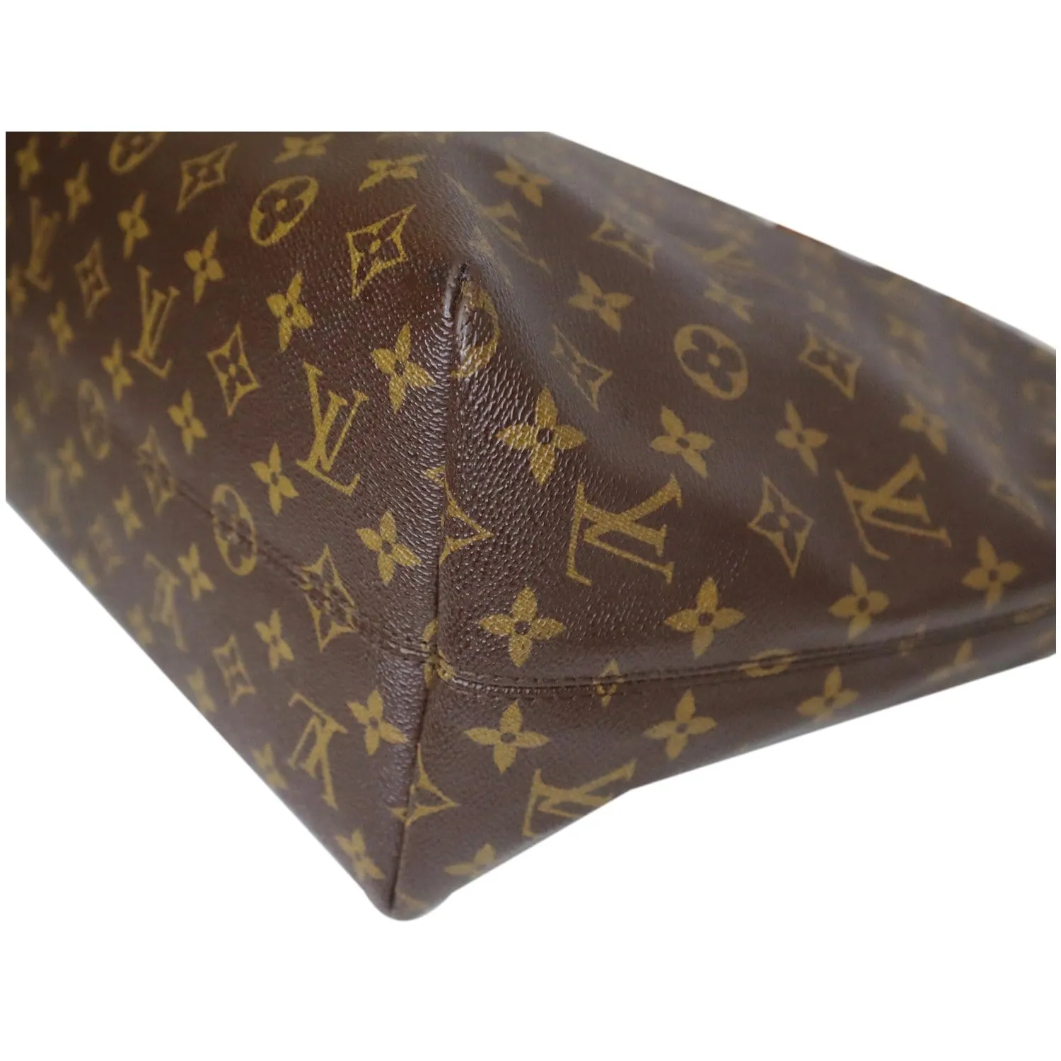 LOUIS VUITTON Monogram Canvas Raspail MM Shoulder Bag Brown