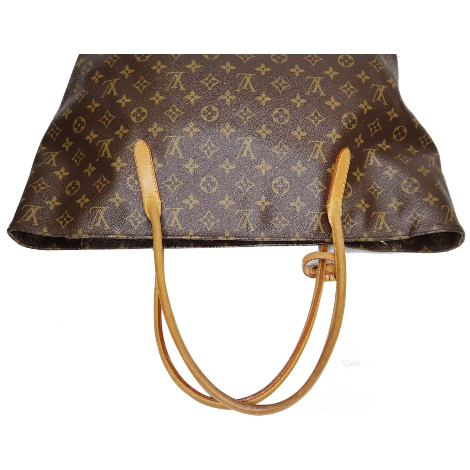 LOUIS VUITTON Monogram Canvas Raspail MM Shoulder Bag Brown
