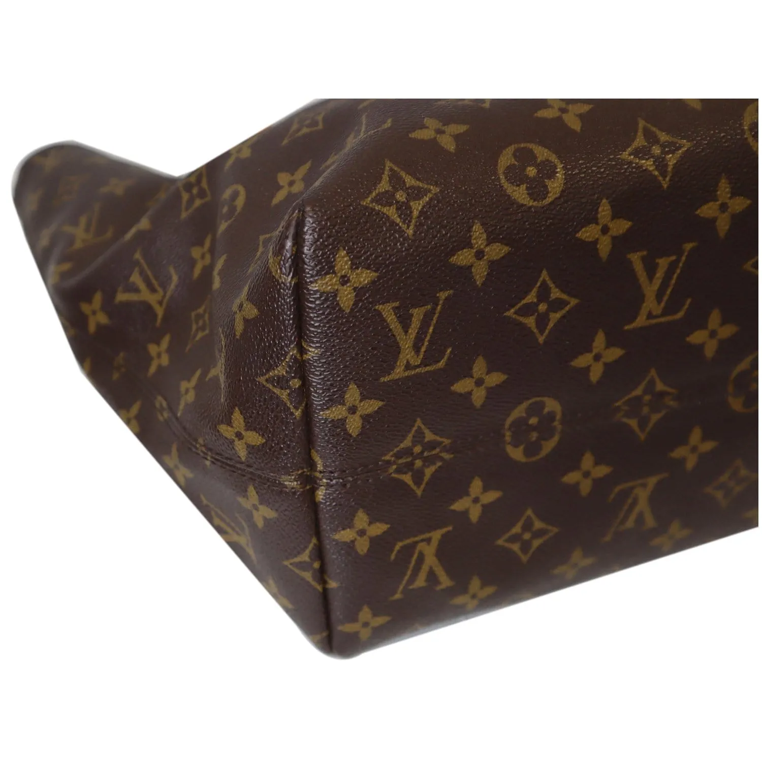 LOUIS VUITTON Monogram Canvas Raspail MM Shoulder Bag Brown