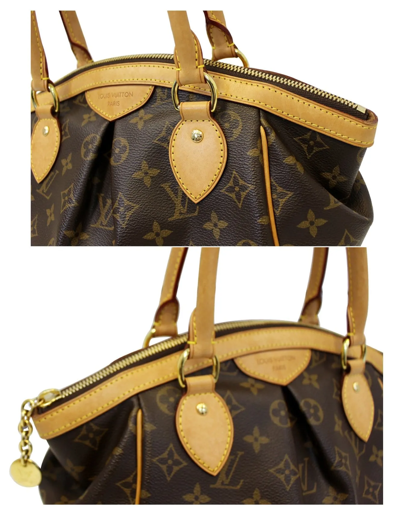 LOUIS VUITTON Monogram Canvas Tivoli PM Shoulder Handbag