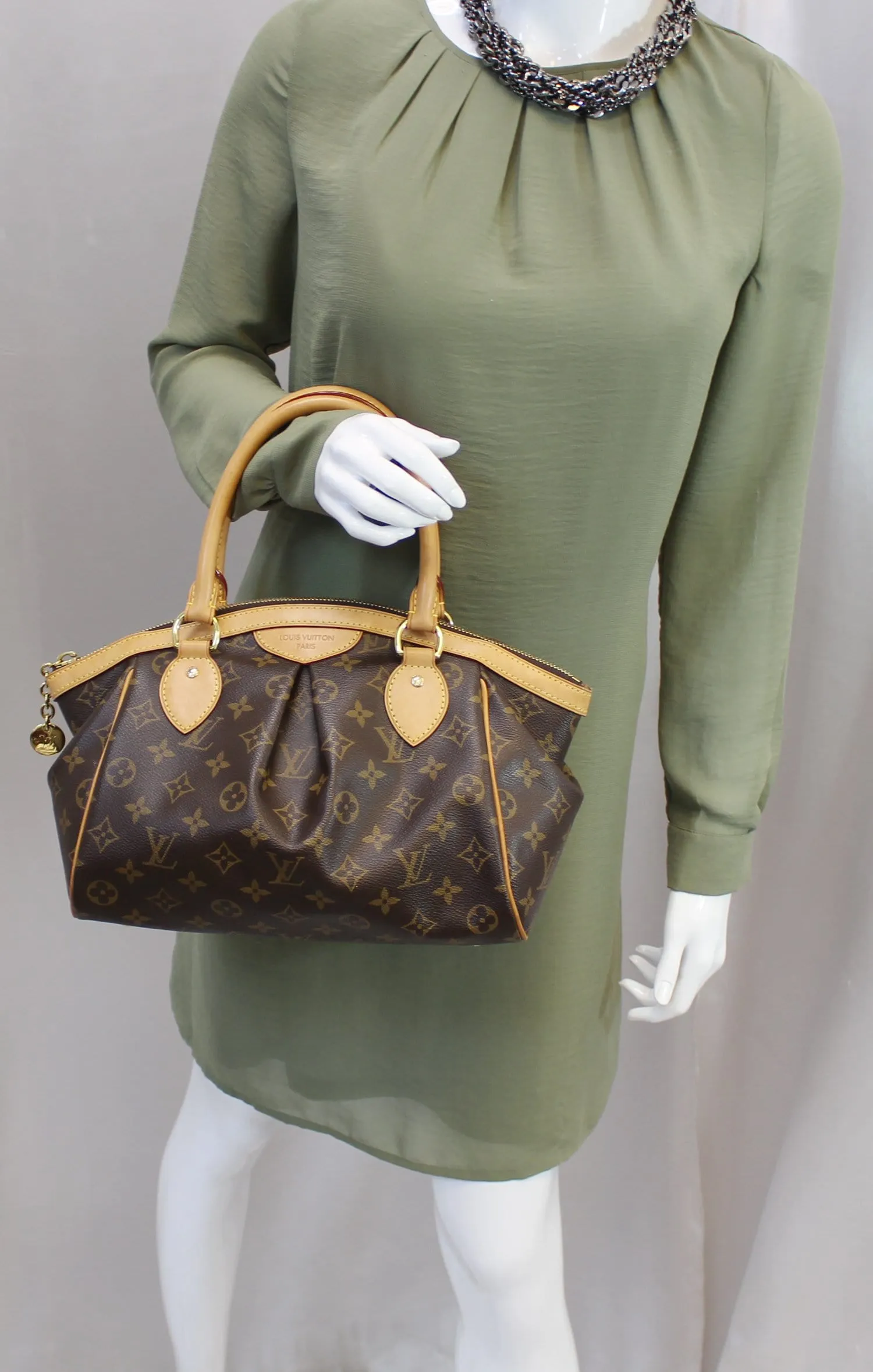 LOUIS VUITTON Monogram Canvas Tivoli PM Shoulder Handbag