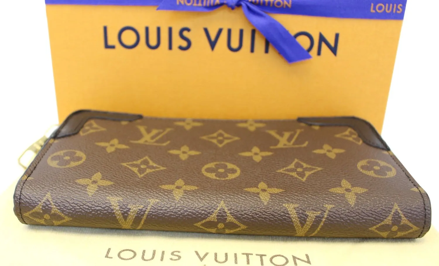 LOUIS VUITTON Monogram Canvas Zippy Retiro Wallet Noir Black