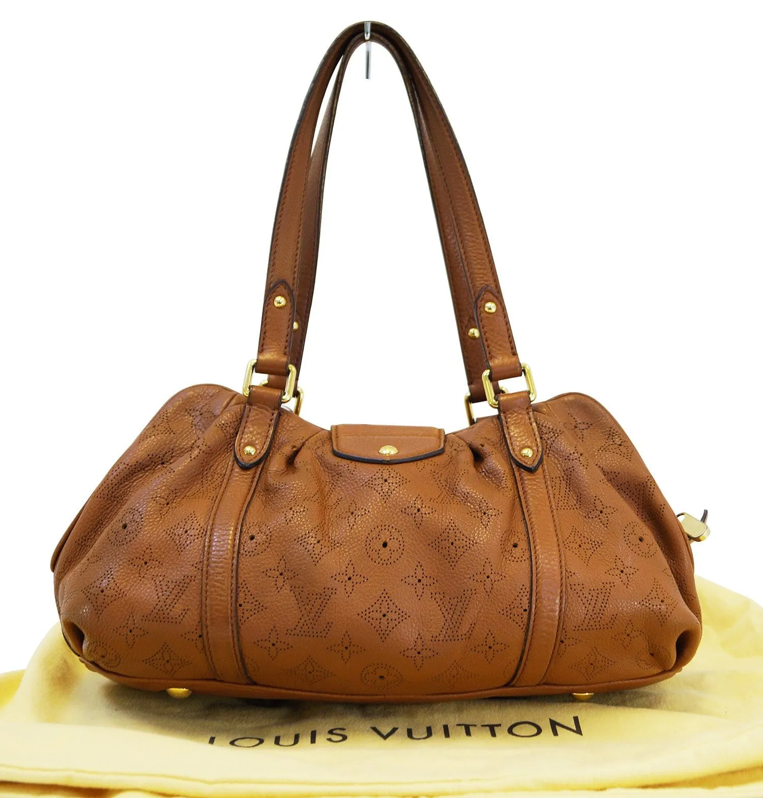 LOUIS VUITTON Monogram Mahina Lunar PM Shoulder Bag