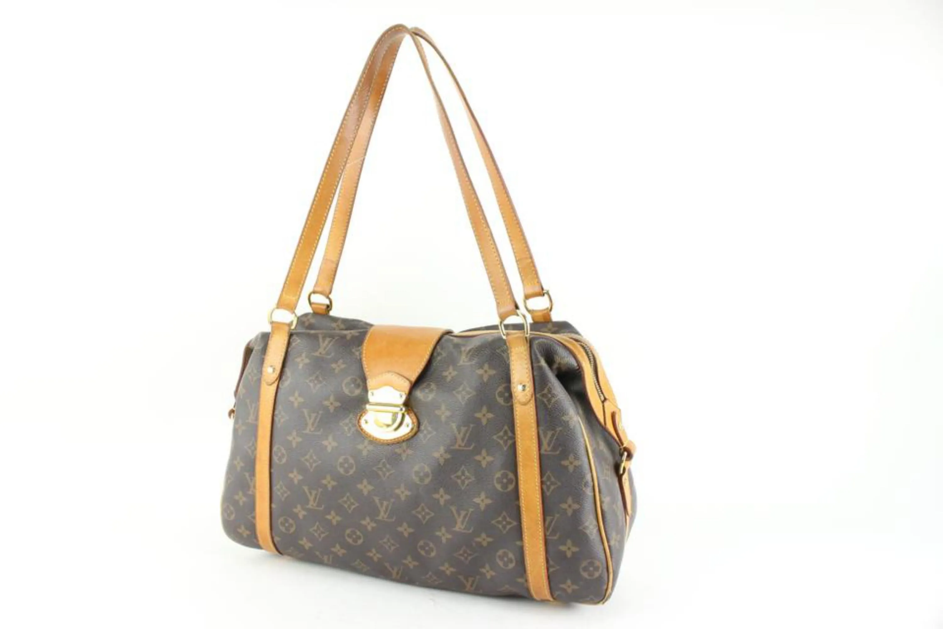 Louis Vuitton Monogram Stresa GM Bowler Shoulder Bag 71lz66s