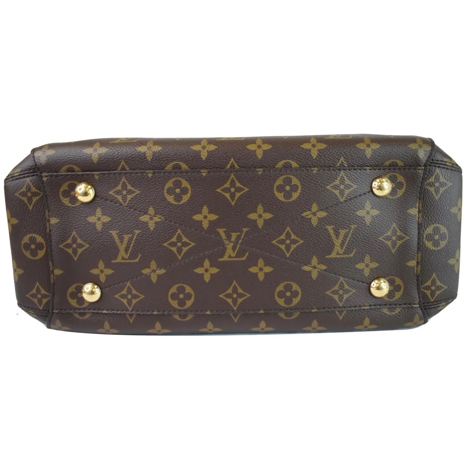 LOUIS VUITTON Montaigne MM Monogram Canvas Shoulder Bag Brown