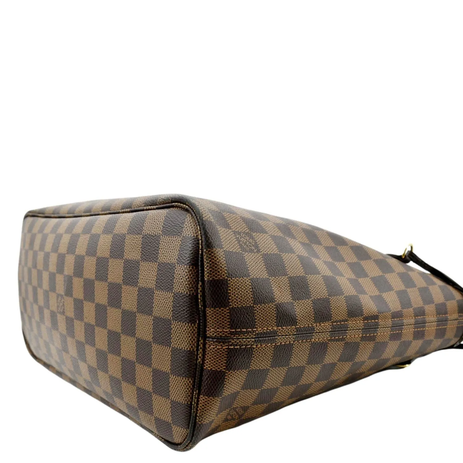 LOUIS VUITTON  Neverfull MM Damier Ebene Tote Bag Brown