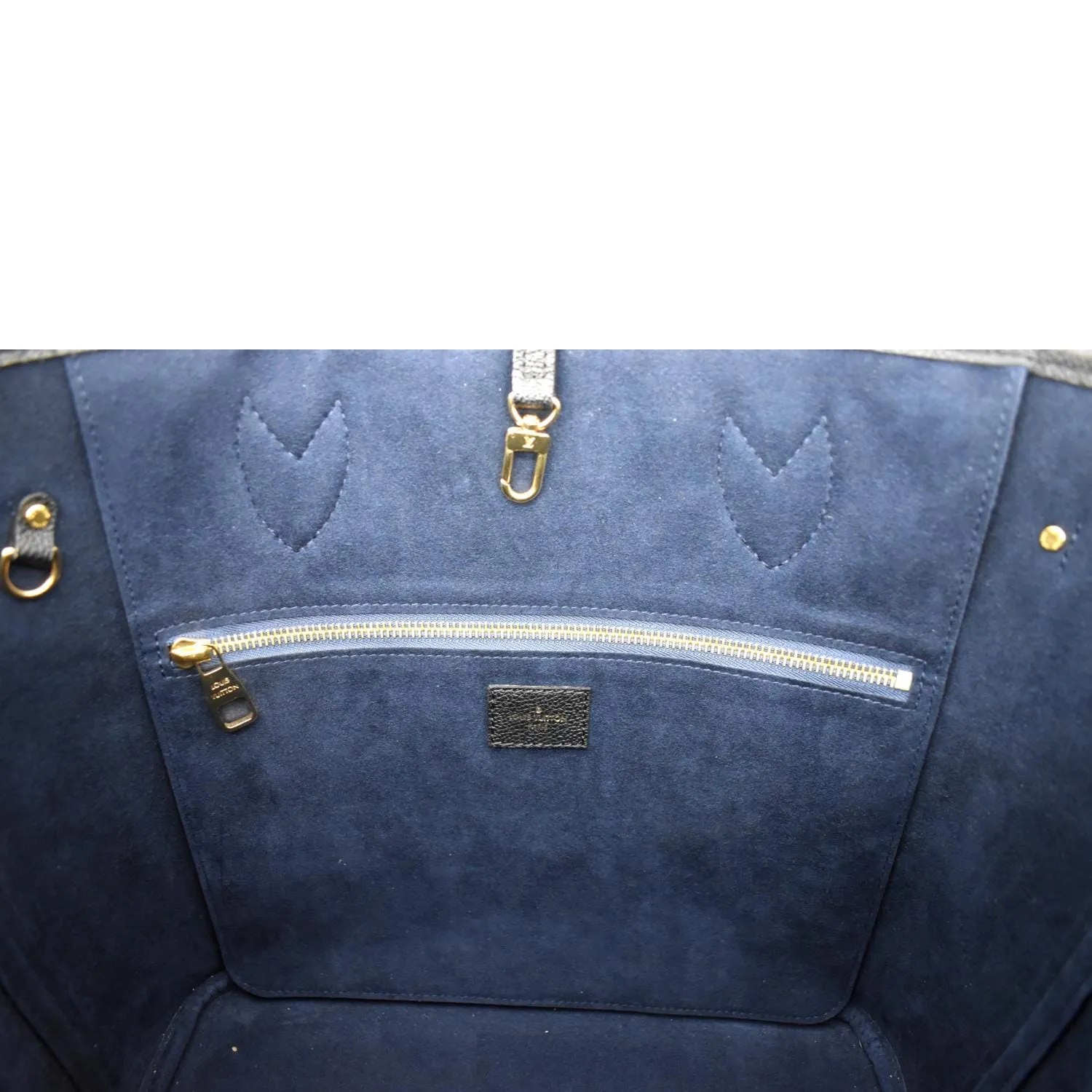LOUIS VUITTON  Neverfull MM Monogram Empreinte Tote Bag Black