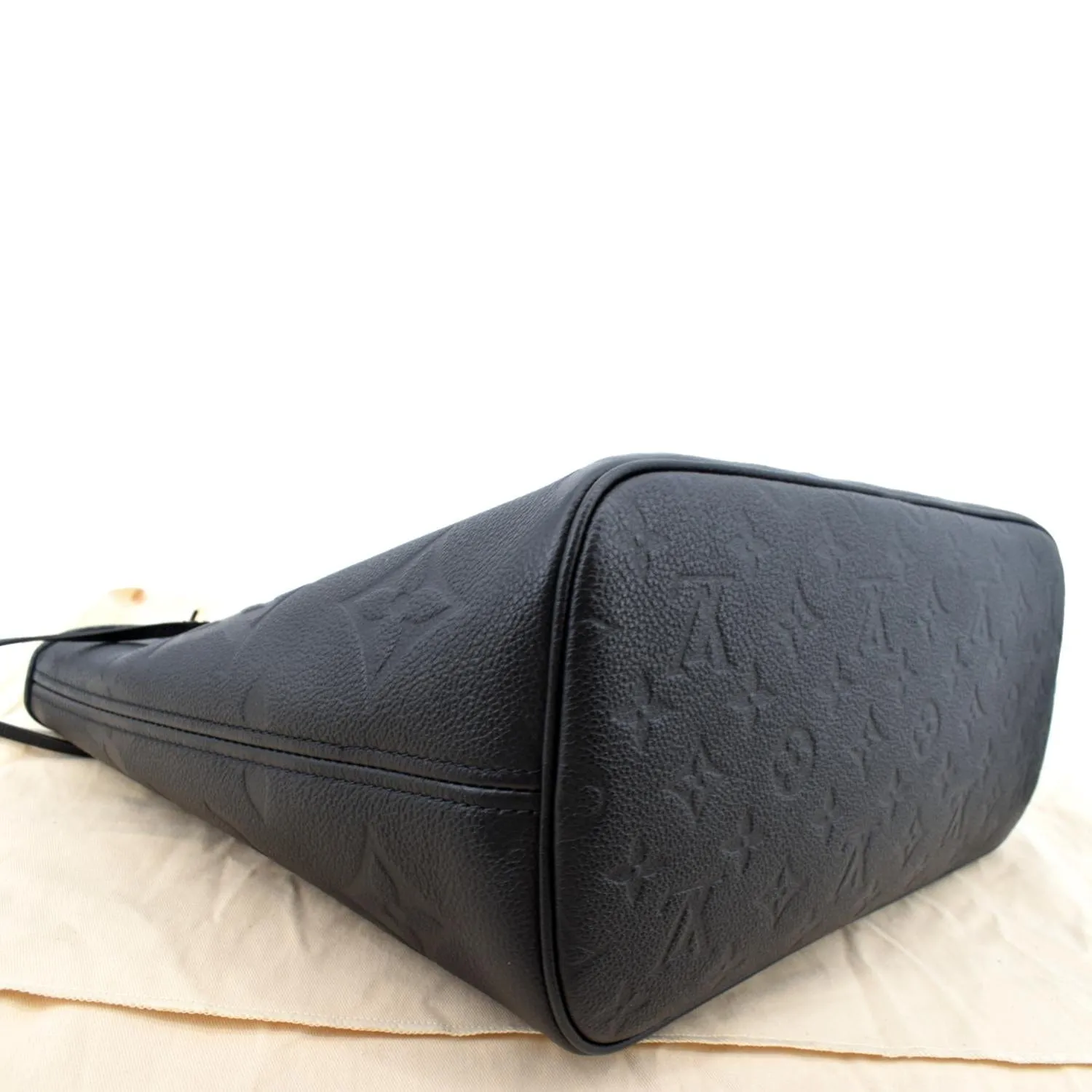LOUIS VUITTON  Neverfull MM Monogram Empreinte Tote Bag Black