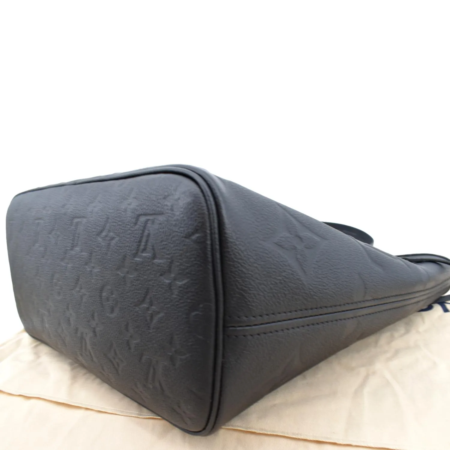 LOUIS VUITTON  Neverfull MM Monogram Empreinte Tote Bag Black